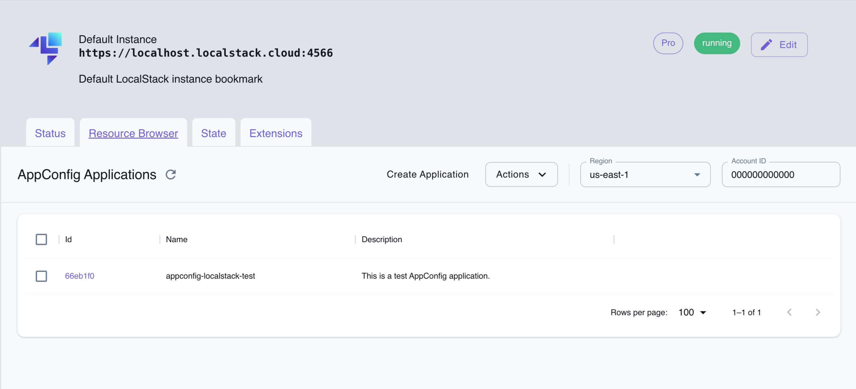 AppConfig Resource Browser